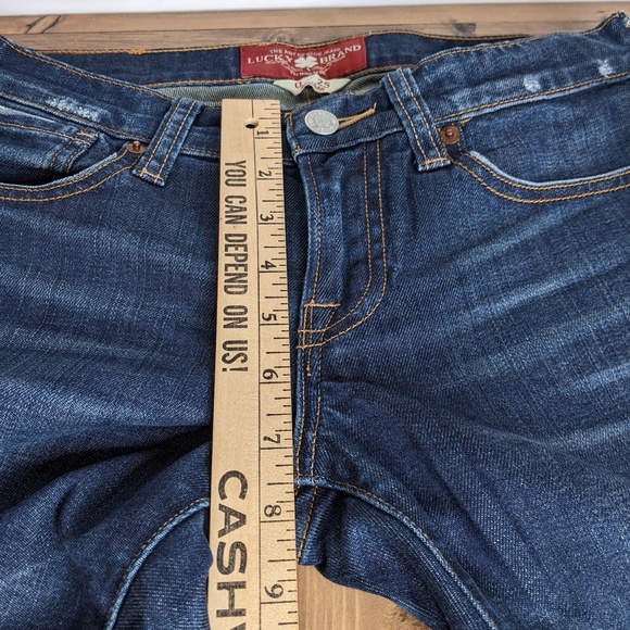 Lucky Brand Jeans Sienna Tomboy Straight Leg Distressed Jeans - Picture 9 of 13